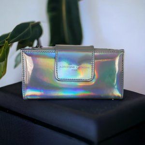 ADRIENNE VITTADINI Iridescent RFID Protected Clutch Wallet